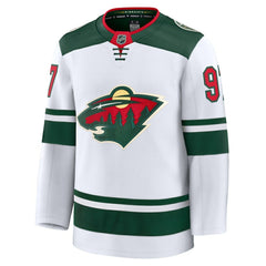 Kirill Kaprizov Minnesota Wild Fanatics Away Premium Jersey - White Jerseys