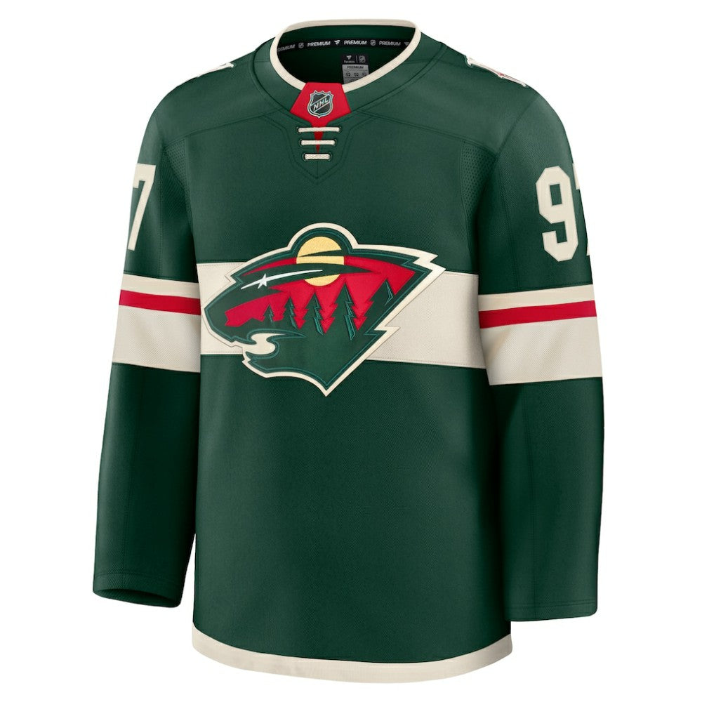 Kirill Kaprizov Minnesota Wild Fanatics Home Premium Jersey - Green Jerseys