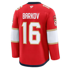 Aleksander Barkov Florida Panthers Fanatics Home Premium Jersey - Red Jerseys