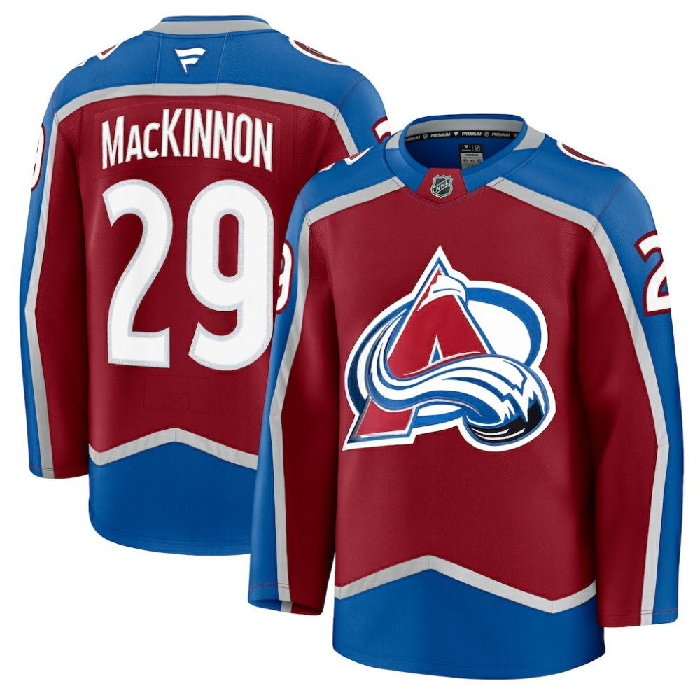 Nathan MacKinnon Colorado Avalanche Fanatics Home Premium Jersey - Burgundy Jerseys