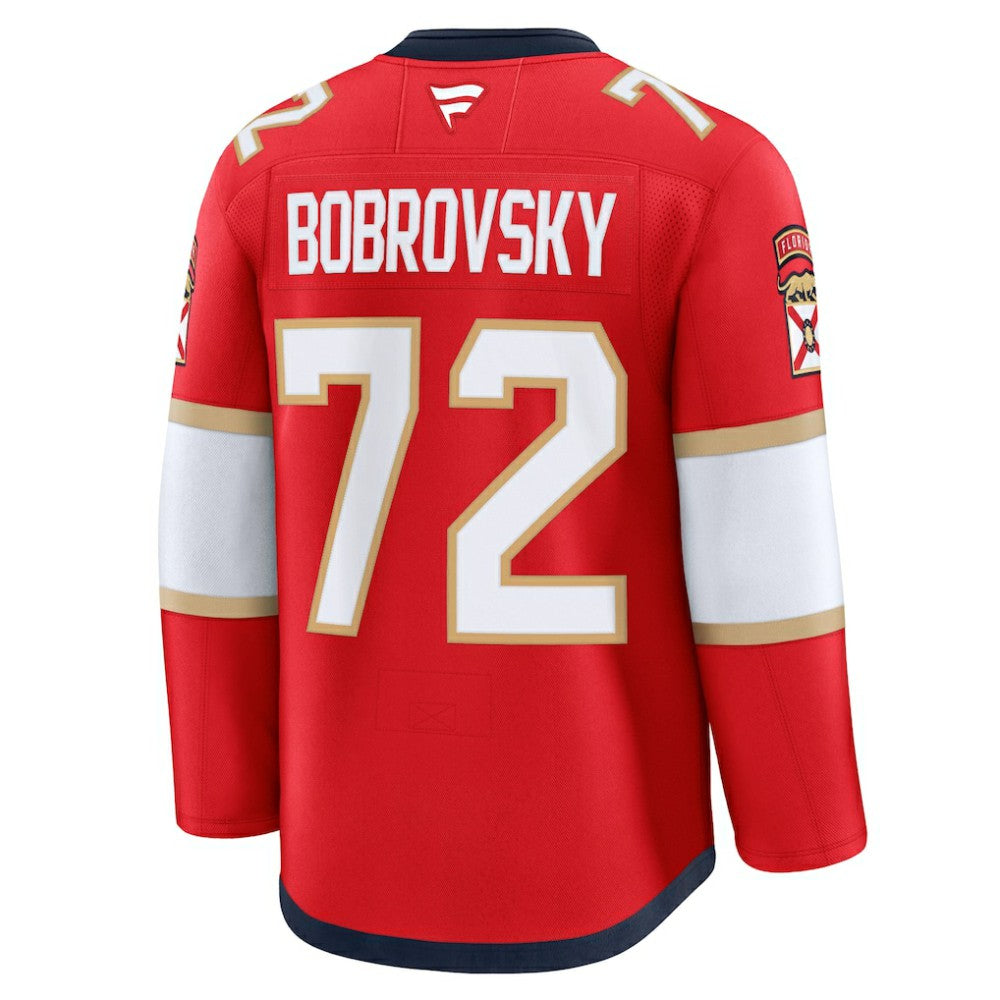 Sergei Bobrovsky Florida Panthers Fanatics Premium Jersey - Red Jerseys