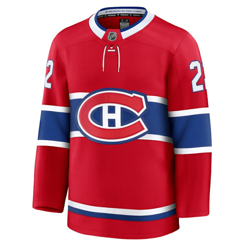 Cole Caufield Montreal Canadiens Fanatics Home Premium Jersey - Red Jerseys