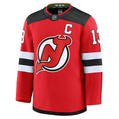 Nico Hischier New Jersey Devils Fanatics Home Premium Jersey - Red Jerseys
