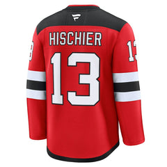 Nico Hischier New Jersey Devils Fanatics Home Premium Jersey - Red Jerseys
