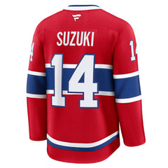 Nick Suzuki Montreal Canadiens Fanatics Home Premium Jersey - Red Jerseys