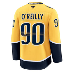 Ryan O'Reilly Nashville Predators Fanatics Home Premium Jersey - Yellow Jerseys