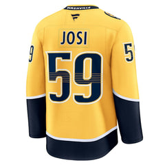 Roman Josi Nashville Predators Fanatics Home Premium Jersey - Yellow Jerseys