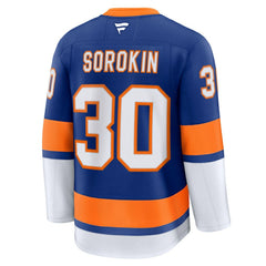 Ilya Sorokin New York Islanders Fanatics Home Premium Jersey - Royal Jerseys