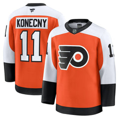 Travis Konecny Philadelphia Flyers Fanatics Home Premium Jersey - Burnt Orange Jerseys