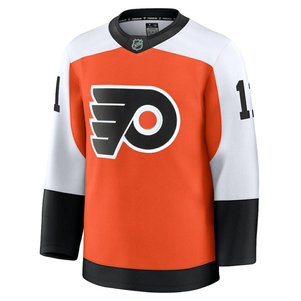Travis Konecny Philadelphia Flyers Fanatics Home Premium Jersey - Burnt Orange Jerseys