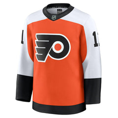 Travis Konecny Philadelphia Flyers Fanatics Home Premium Jersey - Burnt Orange Jerseys