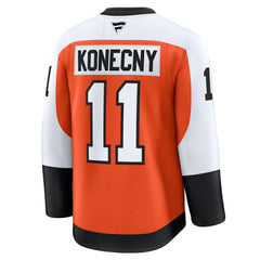 Travis Konecny Philadelphia Flyers Fanatics Home Premium Jersey - Burnt Orange Jerseys