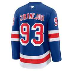 Mika Zibanejad New York Rangers Fanatics Home Premium Jersey - Blue Jerseys