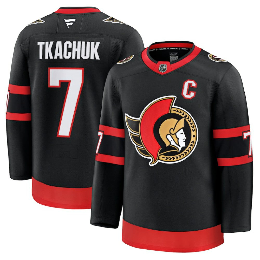 Brady Tkachuk Ottawa Senators Fanatics Home Premium Jersey - Black Jerseys