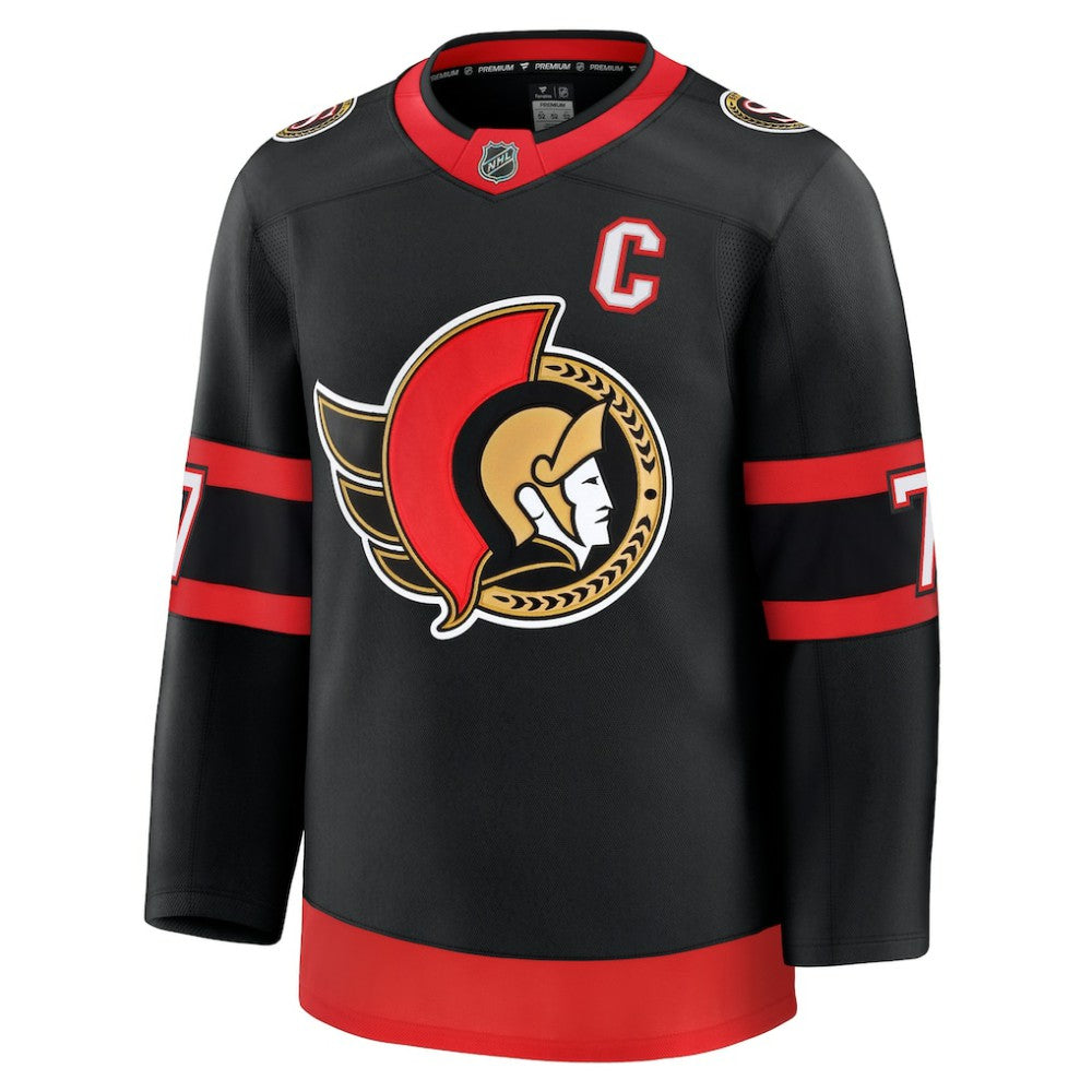 Brady Tkachuk Ottawa Senators Fanatics Home Premium Jersey - Black Jerseys
