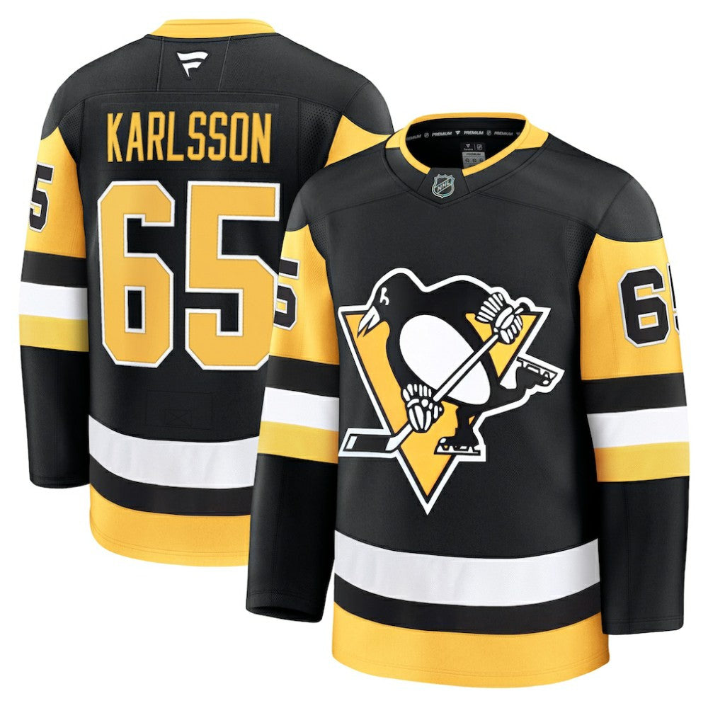 Erik Karlsson Pittsburgh Penguins Fanatics Home Premium Jersey - Black Jerseys