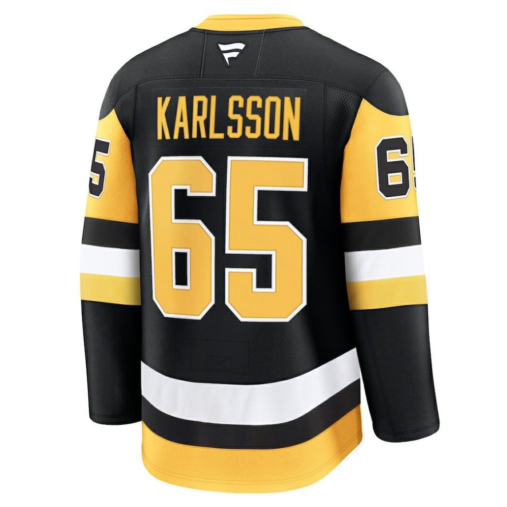 Erik Karlsson Pittsburgh Penguins Fanatics Home Premium Jersey - Black Jerseys