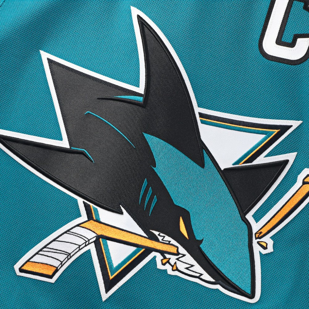 Logan Couture San Jose Sharks Fanatics Home Premium Jersey - Teal Jerseys