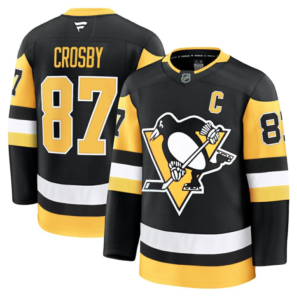 Sidney Crosby Pittsburgh Penguins Fanatics Home Premium Jersey - Black Jerseys