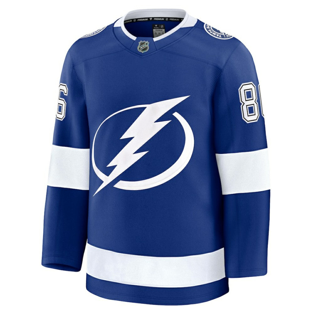 Nikita Kucherov Tampa Bay Lightning Fanatics Home Premium Jersey - Blue Jerseys
