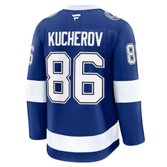 Nikita Kucherov Tampa Bay Lightning Fanatics Home Premium Jersey - Blue Jerseys