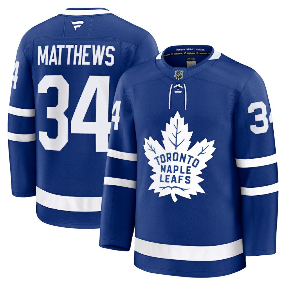 Auston Matthews Toronto Maple Leafs Fanatics Home Premium Jersey - Blue Jerseys