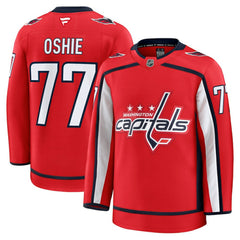 TJ Oshie Washington Capitals Fanatics Home Premium Jersey - Red Jerseys