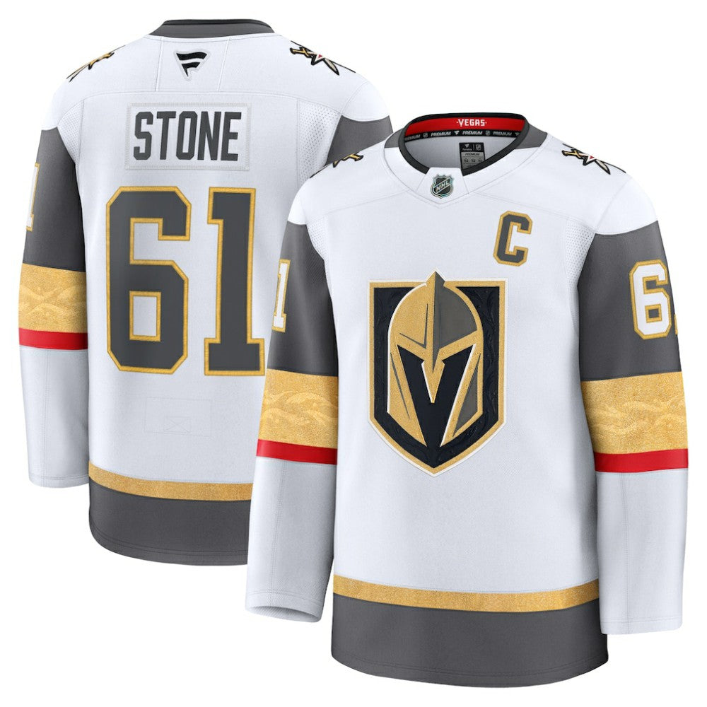 Mark Stone Vegas Golden Knights Fanatics Away Premium Jersey - White Jerseys