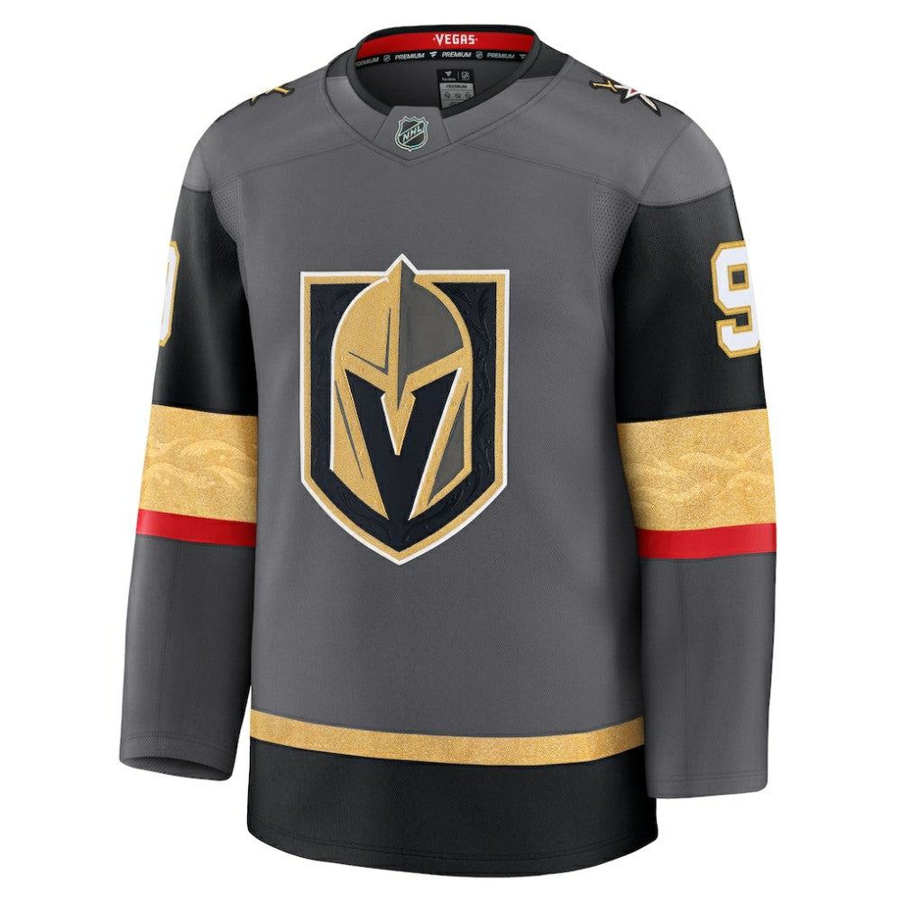 Jack Eichel Vegas Golden Knights Fanatics Alternate Premium Jersey - Gray Jerseys