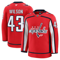 Tom Wilson Washington Capitals Fanatics Home Premium Jersey - Red Jerseys