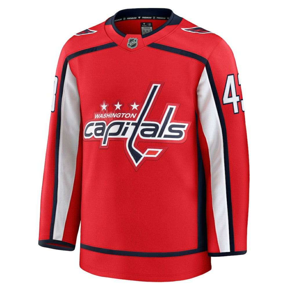 Tom Wilson Washington Capitals Fanatics Home Premium Jersey - Red Jerseys