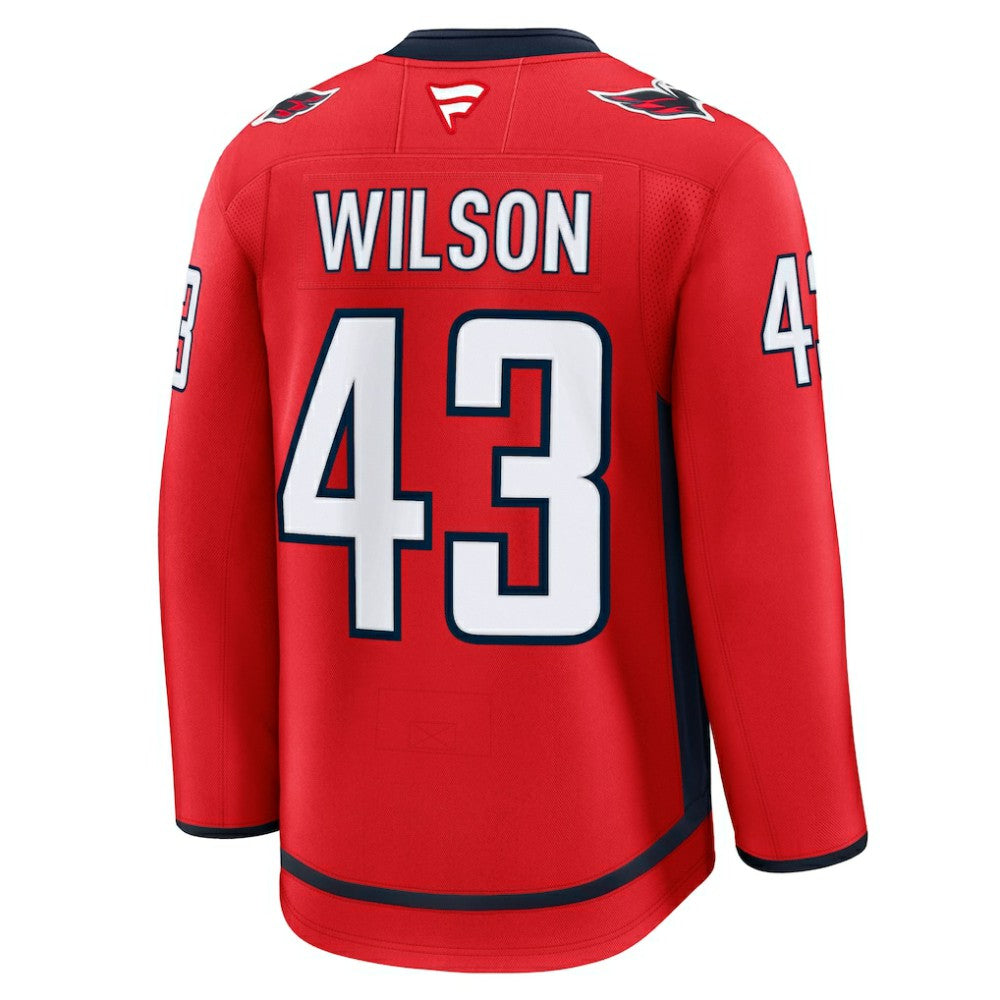 Tom Wilson Washington Capitals Fanatics Home Premium Jersey - Red Jerseys