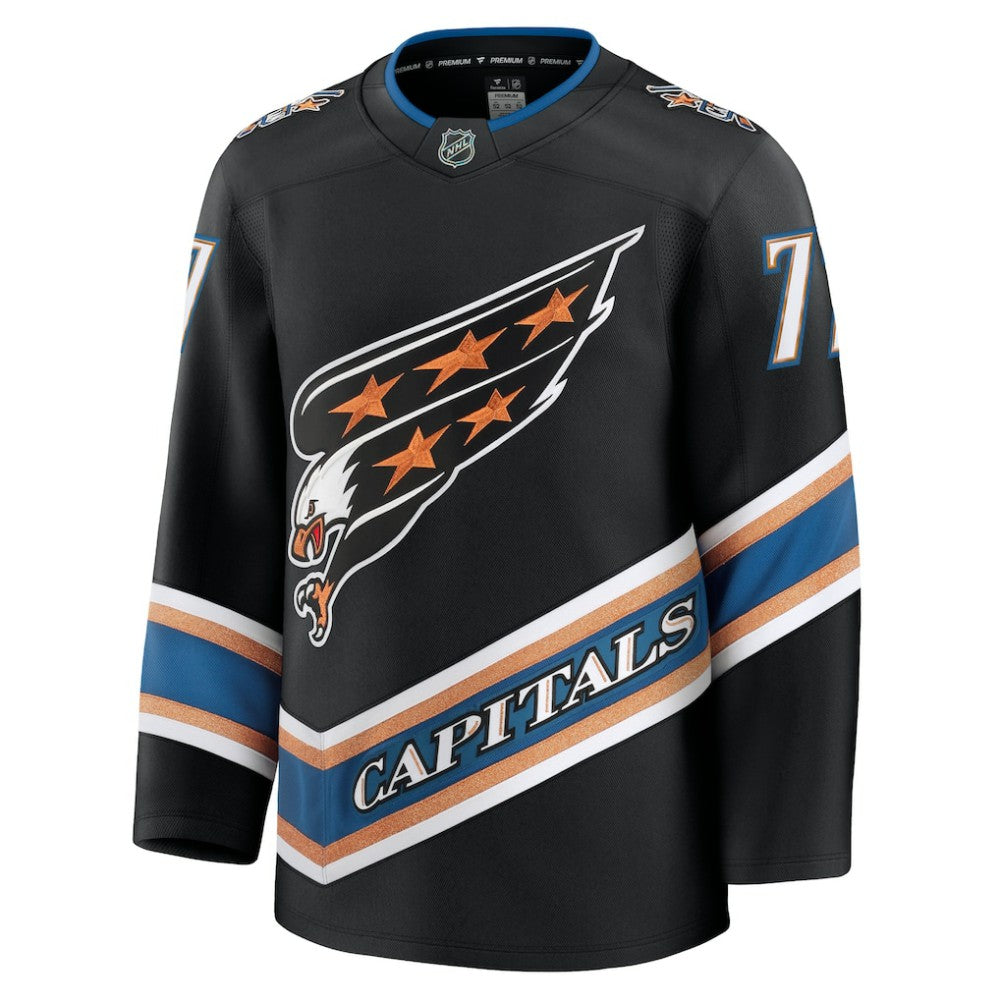 TJ Oshie Washington Capitals Fanatics Alternate 50th Anniversary Premium Jersey - Black Jerseys