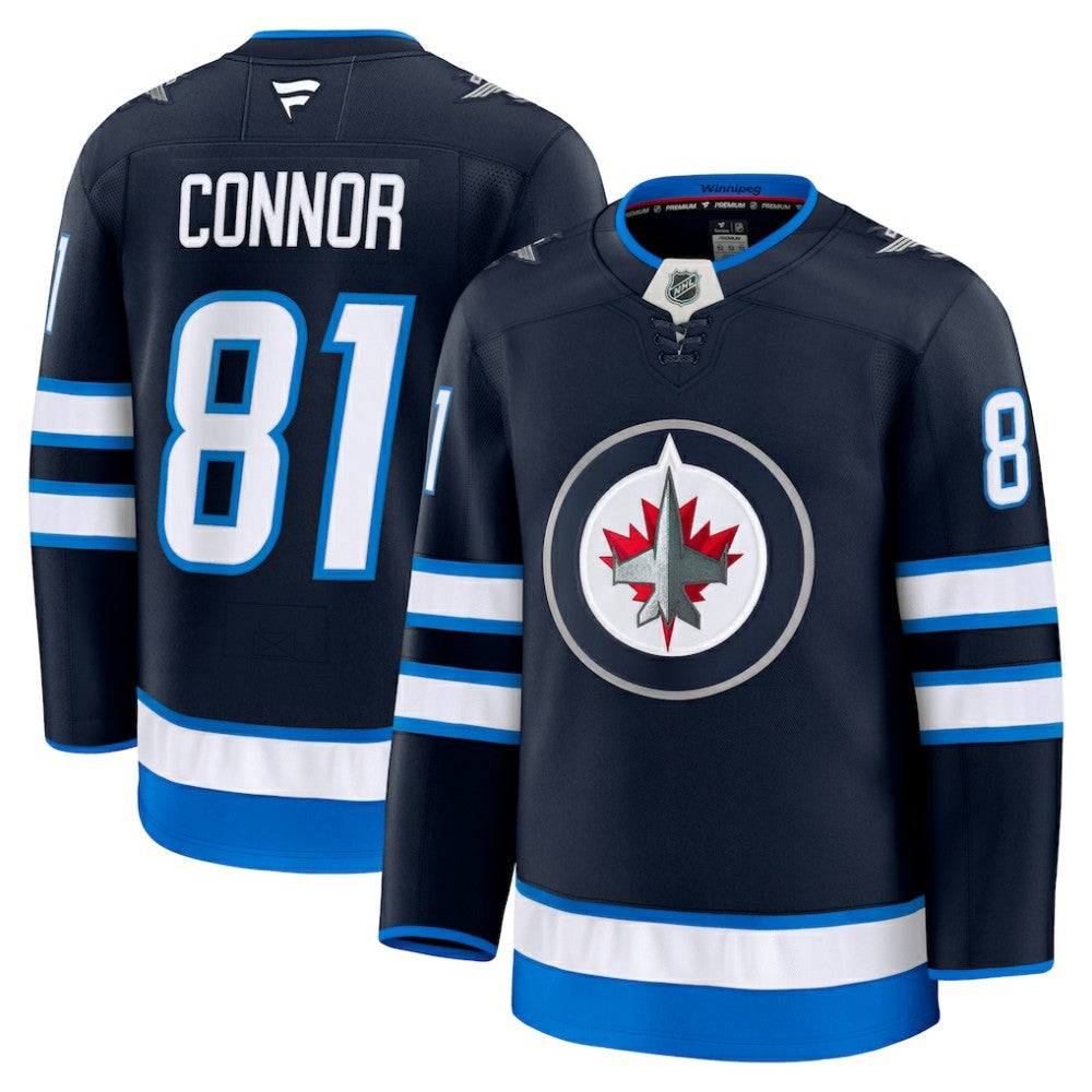 Kyle Connor Winnipeg Jets Fanatics Home Premium Jersey - Navy Jerseys