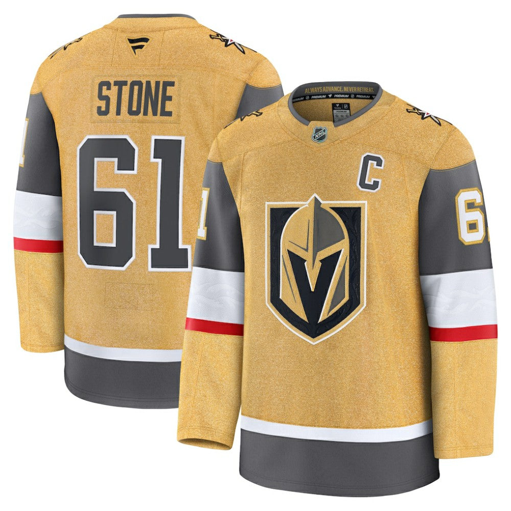 Mark Stone Vegas Golden Knights Fanatics Home Premium Jersey - Gold Jerseys