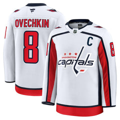 Alexander Ovechkin Washington Capitals Fanatics Away Premium Jersey - White Jerseys