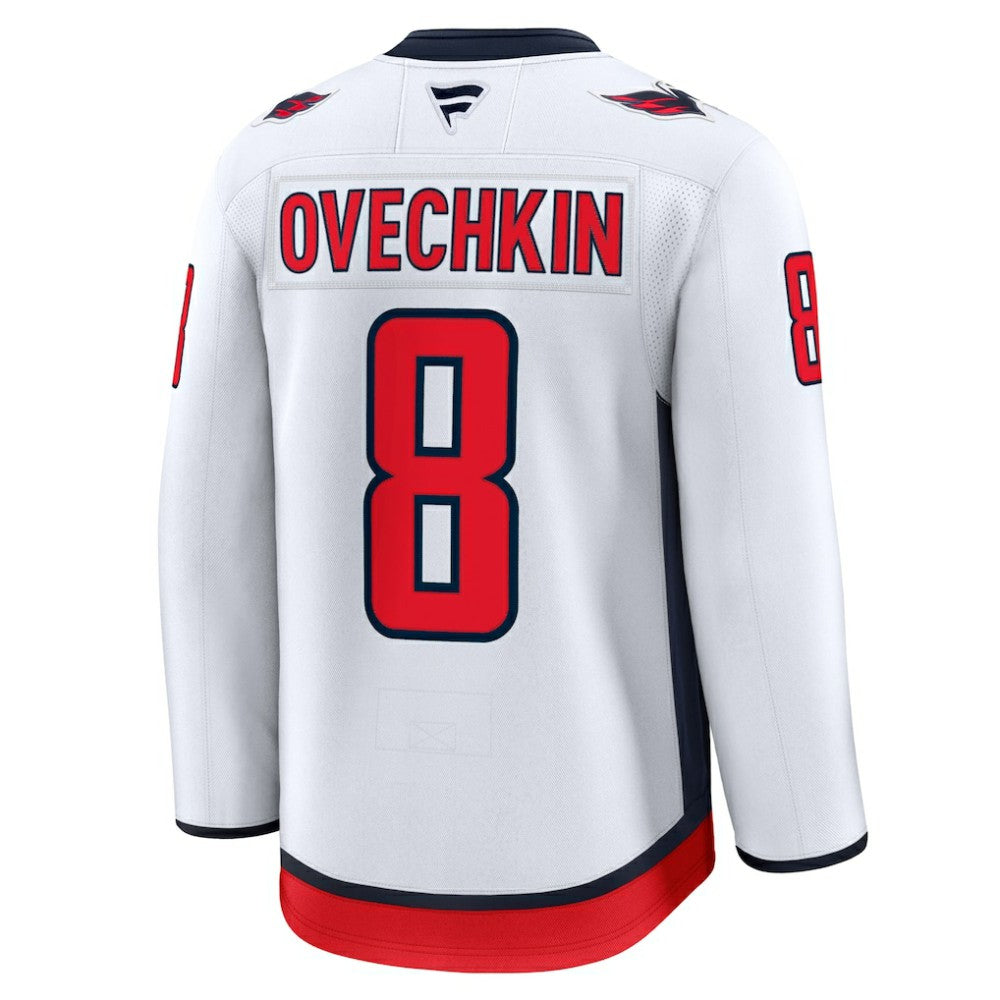 Alexander Ovechkin Washington Capitals Fanatics Away Premium Jersey - White Jerseys