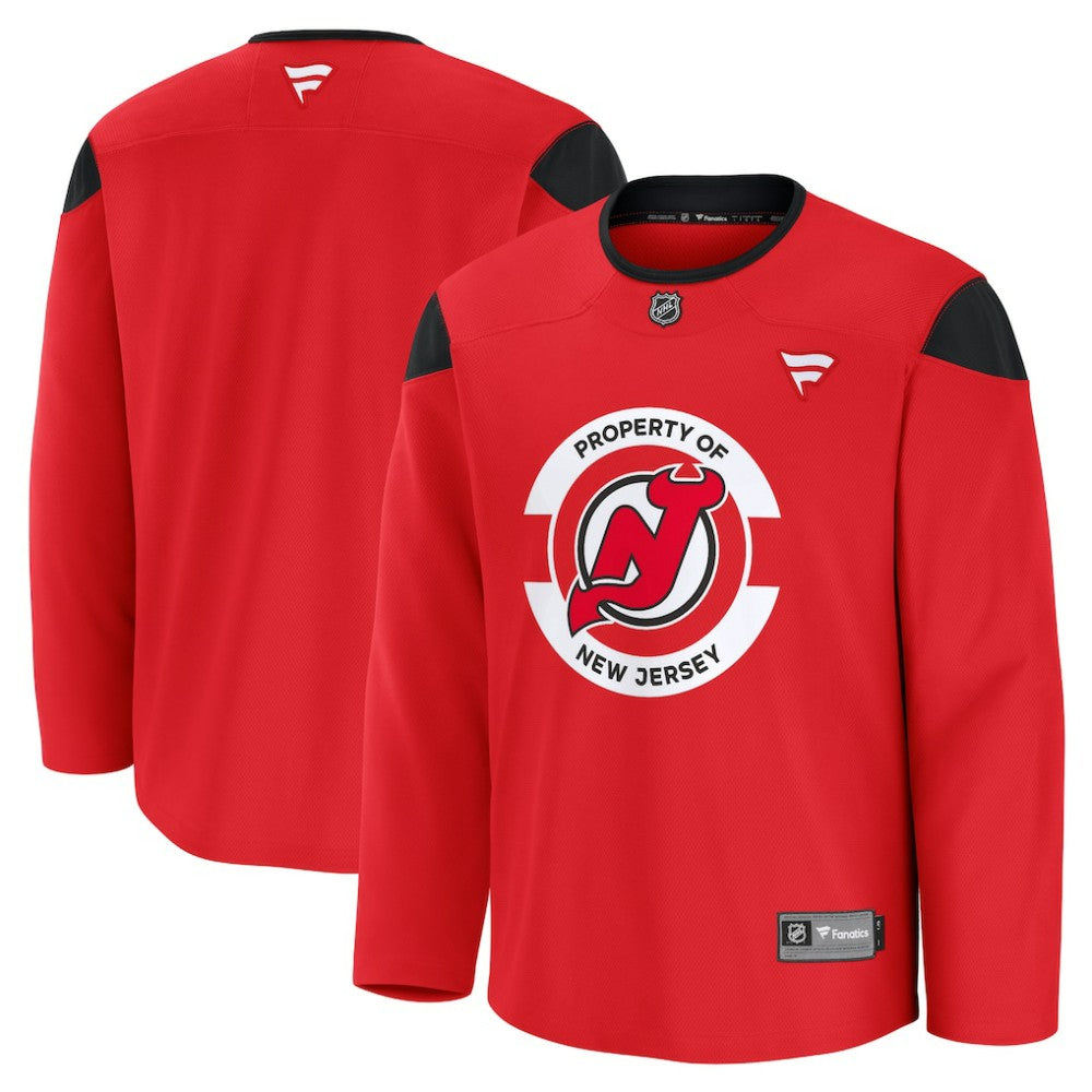 New Jersey Devils Fanatics Practice Jersey - Red Jerseys