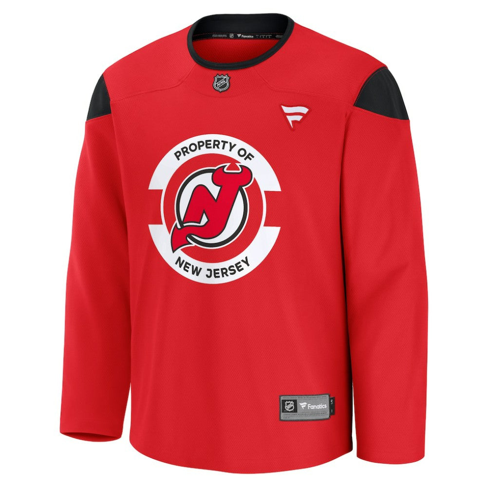 New Jersey Devils Fanatics Practice Jersey - Red Jerseys