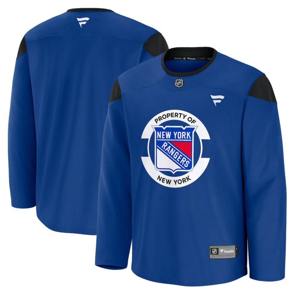 New York Rangers Fanatics Practice Jersey - Blue Jerseys