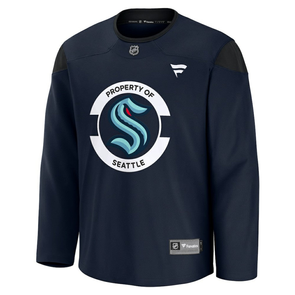 Seattle Kraken Fanatics Practice Jersey - Navy Jerseys