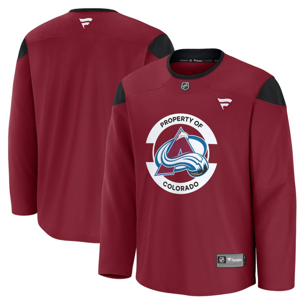 Colorado Avalanche Fanatics Practice Jersey - Burgundy Jerseys
