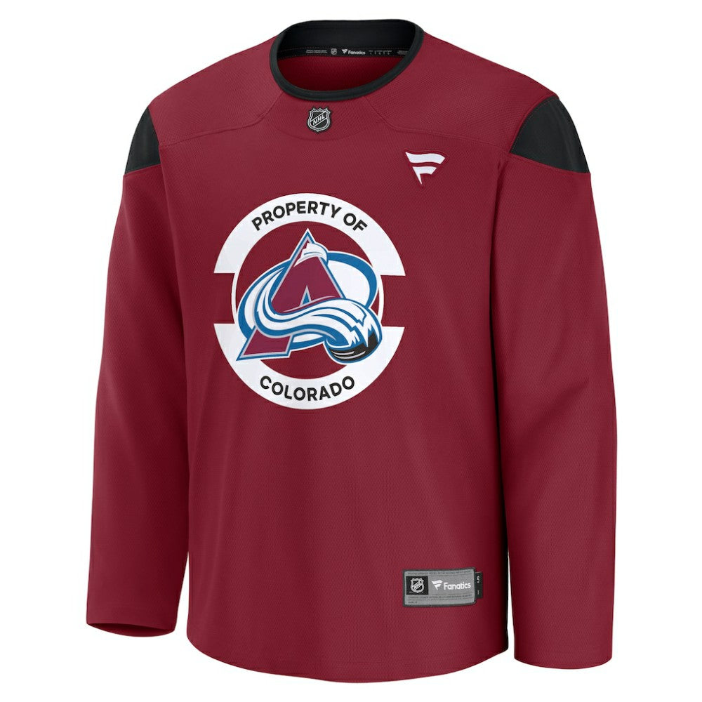 Colorado Avalanche Fanatics Practice Jersey - Burgundy Jerseys