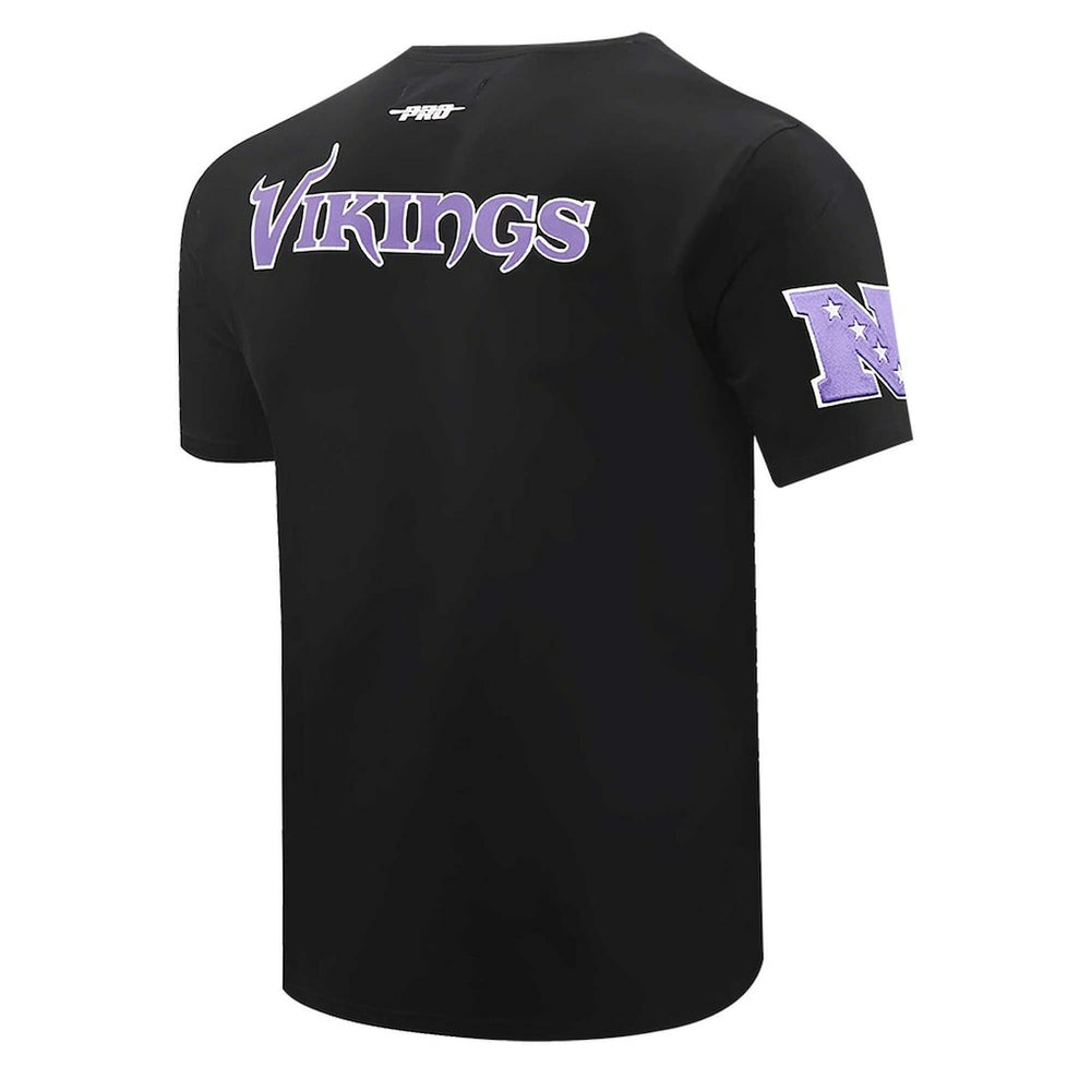 Minnesota Vikings Pro Standard Retro Striper T-Shirt - Black for sale