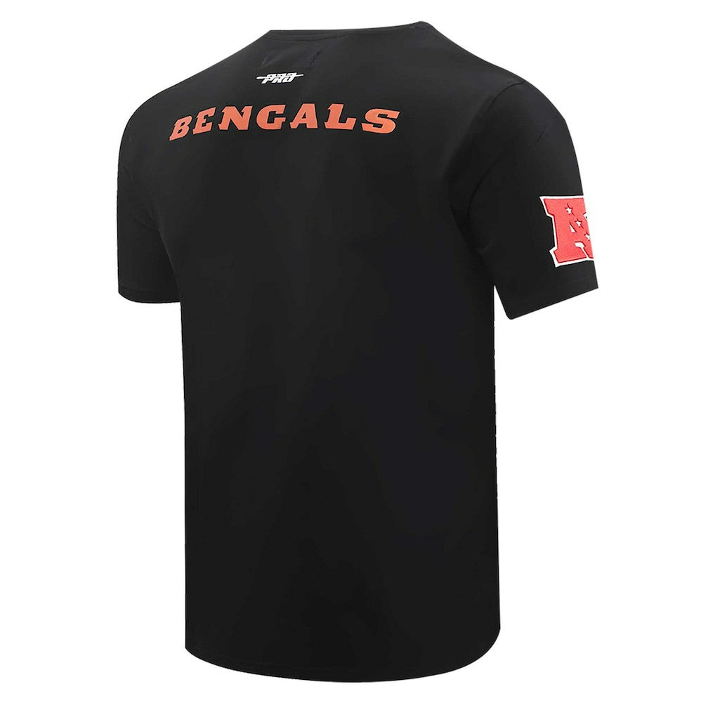 Cincinnati Bengals Pro Standard Retro Striper T-Shirt - Black on sale