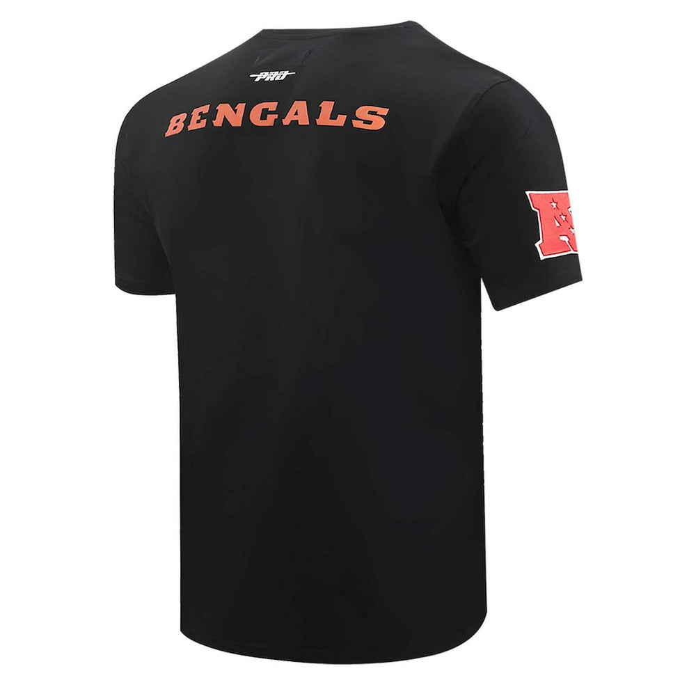 Cincinnati Bengals Pro Standard Retro Striper T-Shirt - Black on sale