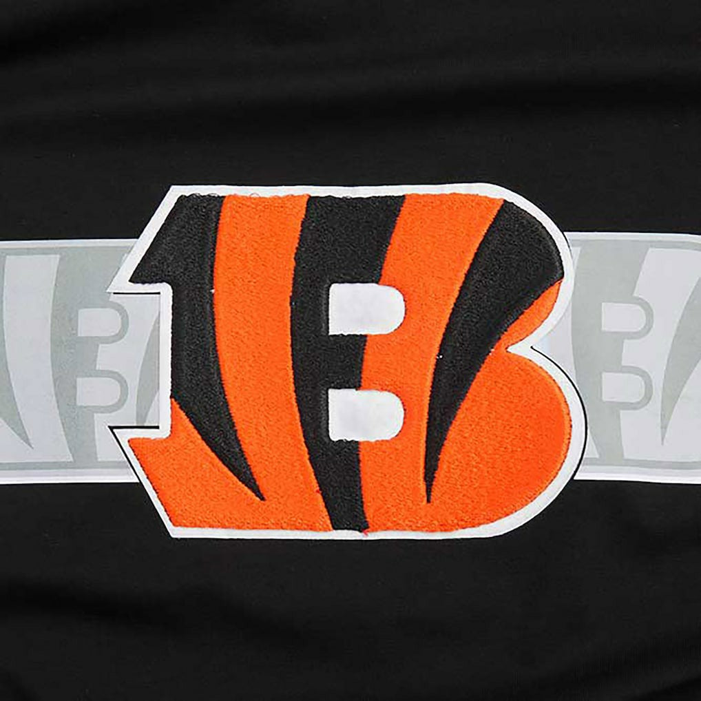 Cincinnati Bengals Pro Standard Retro Striper T-Shirt - Black on sale