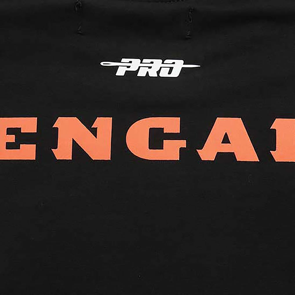 Cincinnati Bengals Pro Standard Retro Striper T-Shirt - Black on sale