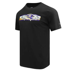 Baltimore Ravens Pro Standard Retro Striper T-Shirt - Black for sale