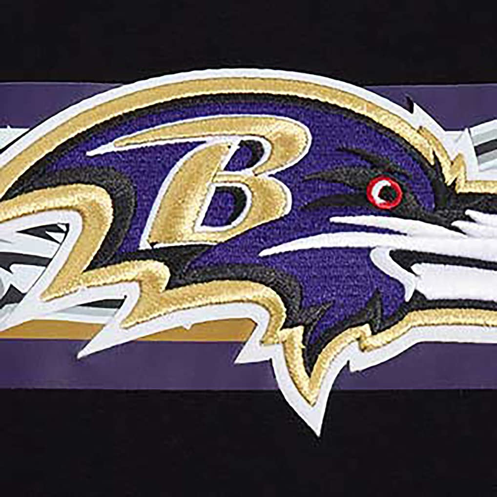 Baltimore Ravens Pro Standard Retro Striper T-Shirt - Black for sale
